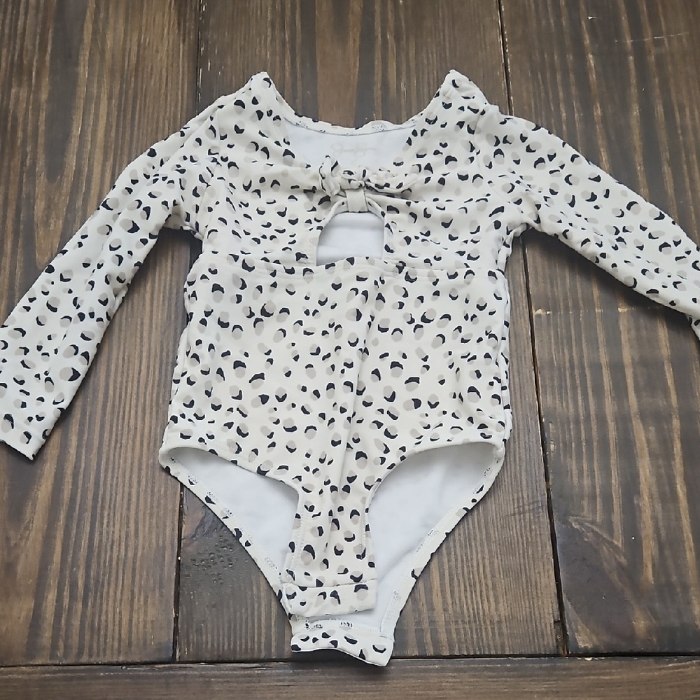 Jessica Simpson Cheetah Print One Piece Toddler Swimsuit 2T
